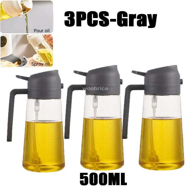 2in1 Kitchen Spray Oil Dispenser Oil Sprayer