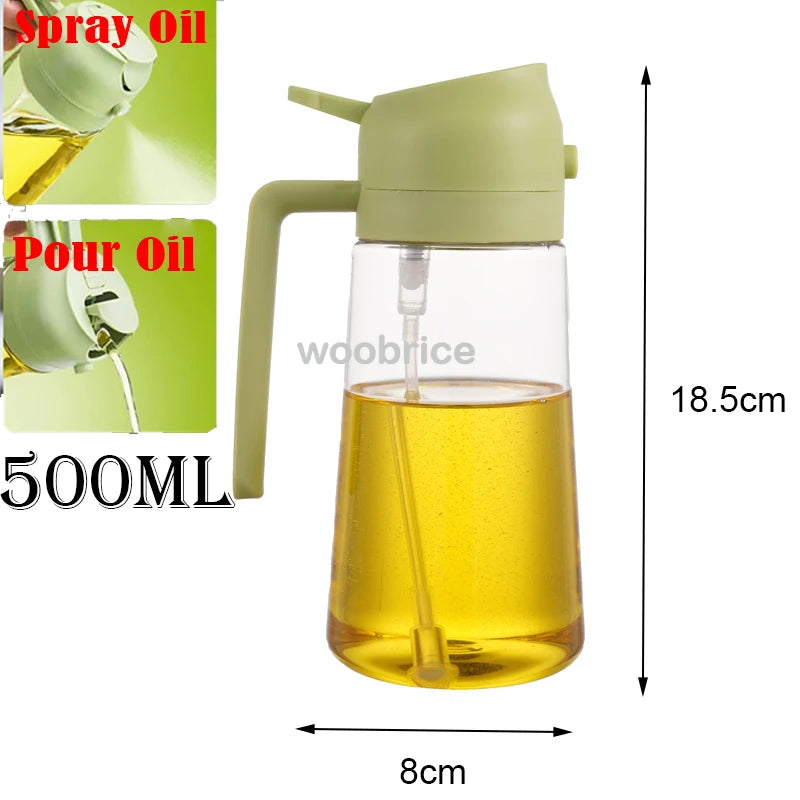 2in1 Kitchen Spray Oil Dispenser Oil Sprayer